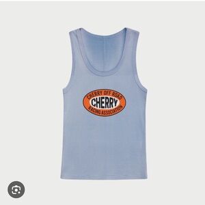 SOLD OUT Cherry Off Road Blue Tank Top